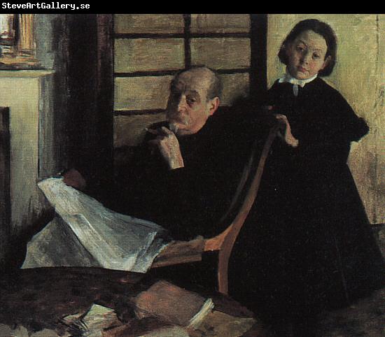 Edgar Degas Henri de Gas and his Niece Lucy